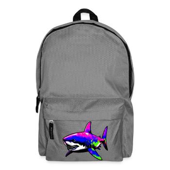 Shark - Backpack - elephant grey - Front
