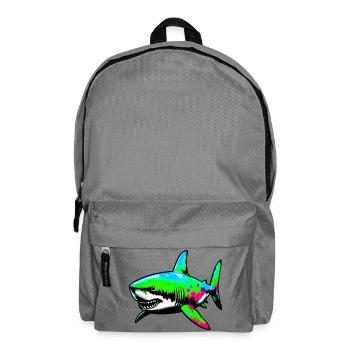 Requin - Sac à dos - gris éléphant - Devant
