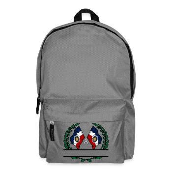Flaggen USA Utah Lorbeerkranz Banner - Rucksack - Mittelgrau - Vorne