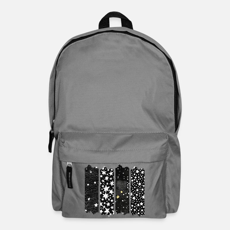 Sternennacht Brush-Design - Rucksack - Mittelgrau