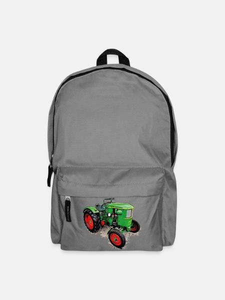 Legendärer Traktor Klassiker - Rucksack - Mittelgrau