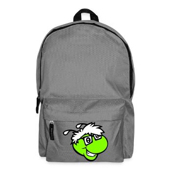Nerd Caterpillar Intelligent Geek Worm Horn-rimmed Glasses Smart - Backpack - elephant grey - Front