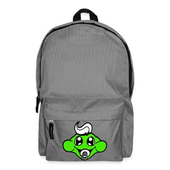 grenouille crapaud bébé sucette maman papa enfant famille - Sac à dos - gris éléphant - Devant