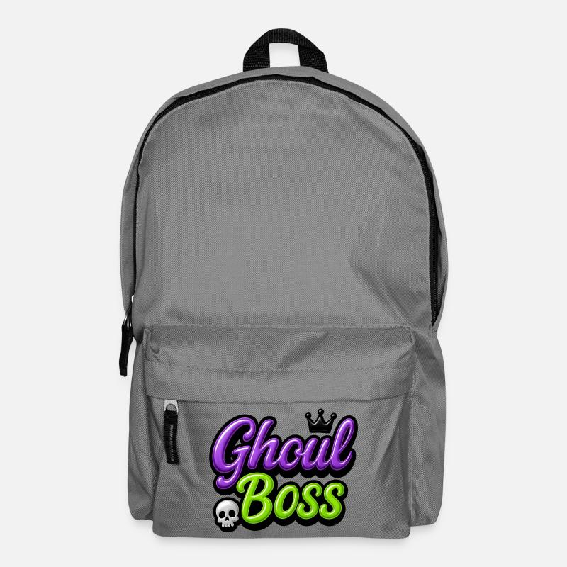 Ghoul Chef / Y2K Halloween Design - Backpack - elephant grey