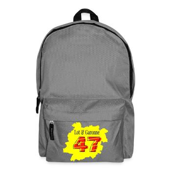 Carte Lot et Garonne 47  - Sac à dos - gris éléphant - Devant