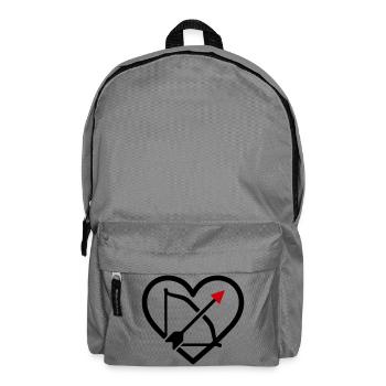 Archery Heart Archer Arrow Sports - Backpack - elephant grey - Front