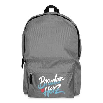 Brother Heart Brothers Big Bro Saying Little Brother - Backpack - elephant grey - Front
