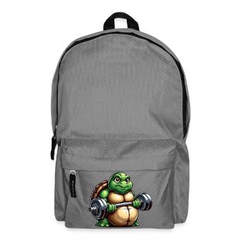 Grim Turtle Dumbbell Training Workout - Backpack - elephant grey - Front