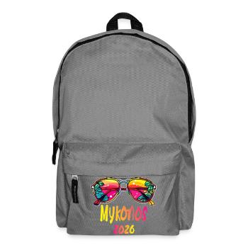 Mykonos Sonnenbrille 2026 - Rucksack - Mittelgrau - Vorne