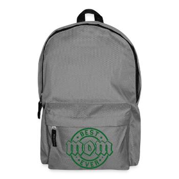 Best ever badge badge - Backpack - elephant grey - Front