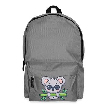 Koala on Solar Bamboo - Backpack - elephant grey - Front