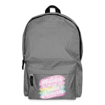 Découvertes créatives Motivation Design - Sac à dos - gris éléphant - Devant