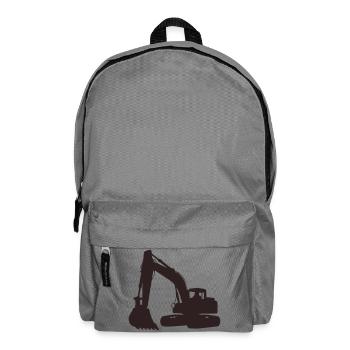 Excavatrice - Sac à dos - gris éléphant - Devant