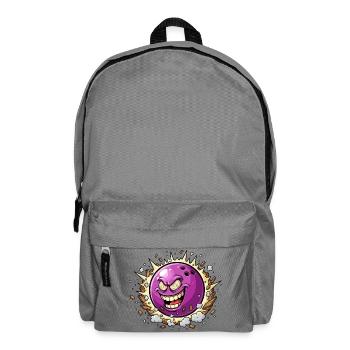 Dessin animé Laughing Moon Bang - Sac à dos - gris éléphant - Devant