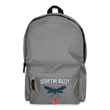 Stop the Buzz Mosquito Blood Drop - Backpack - elephant grey - Front