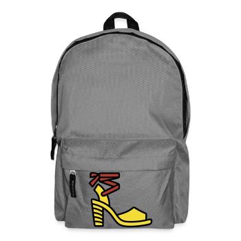 High Heel Shoe Fashion Italy Fashionista - Backpack - elephant grey - Front