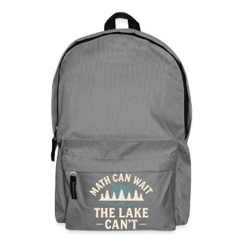 Der See kann es kaum erwarten - Rucksack - Mittelgrau - Vorne