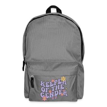Révélation de sexe : Gardien de la baby shower de genre - Sac à dos - gris éléphant - Devant