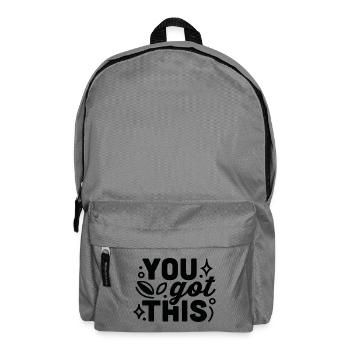 Du hast das verstanden - Rucksack - Mittelgrau - Vorne
