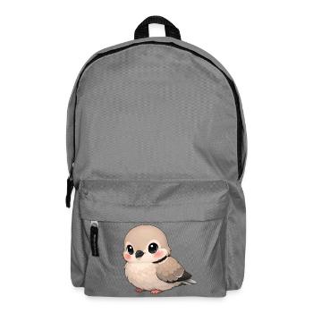 Türkentaube - Rucksack - Mittelgrau - Vorne