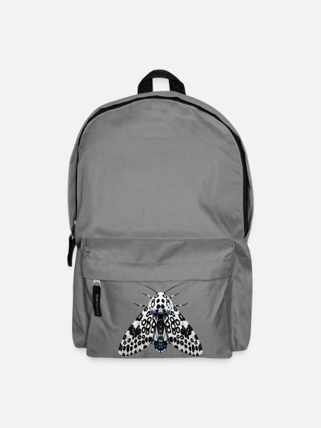Giant Leopard Moth Hypercompe scribonia Anime - Backpack - elephant grey