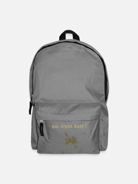 Ça c'est fait ! Maladresse et taches marrons - Sac à dos - gris éléphant