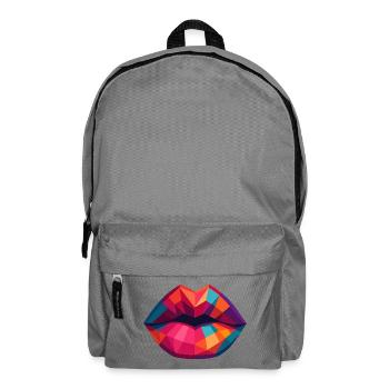 Kiss me! - Backpack - elephant grey - Front