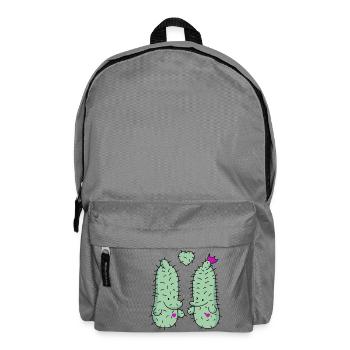 Cactus love - Backpack - elephant grey - Front