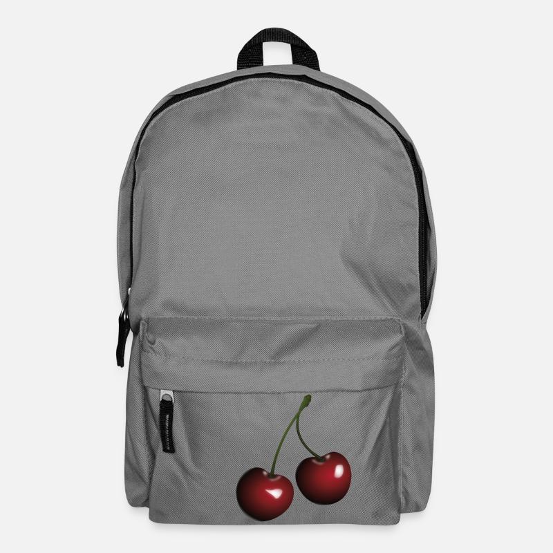 cherries - Backpack - elephant grey