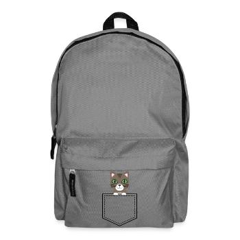 Taschentier chat maquereau brun - Sac à dos - gris éléphant - Devant