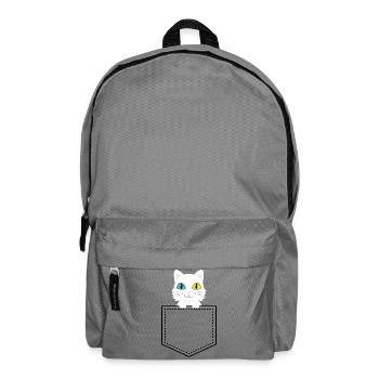 Pocket Animal Turkish Angora - Backpack - elephant grey - Front