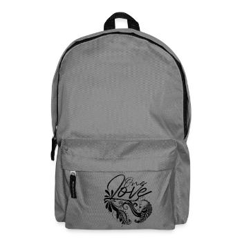 One Love (Dark Label) - Rucksack - Mittelgrau - Vorne