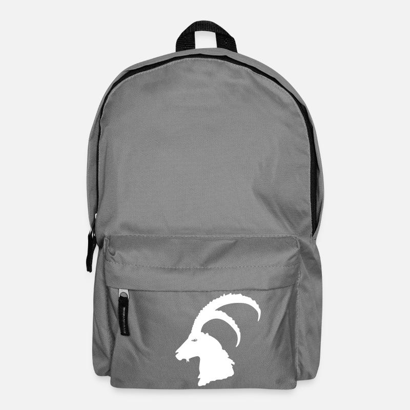 Steinbock - Rucksack - Mittelgrau