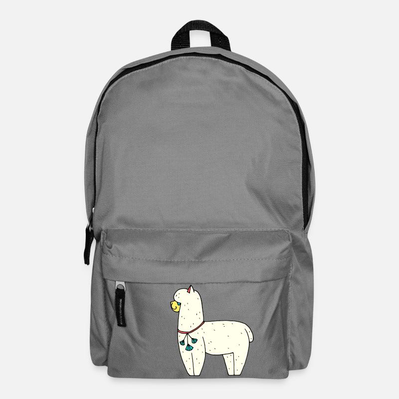 Alpaka - Rucksack - Mittelgrau