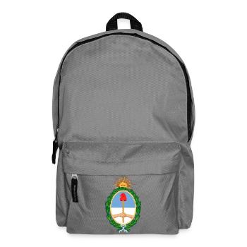 autocollant armoiries Argentine Argentinien - Sac à dos - gris éléphant - Devant