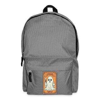 Tarot Card Ghost with Stick - Backpack - elephant grey - Front