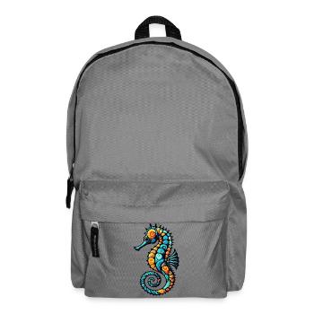 Seahorse - Backpack - elephant grey - Front
