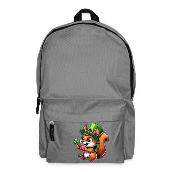 St. Patrick's Cheeky Squirrel - Backpack - elephant grey - Front
