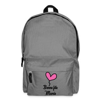 GRANNY. HAPPY BIRTHDAY. MOM. MOTHER'S DAY - Backpack - elephant grey - Front