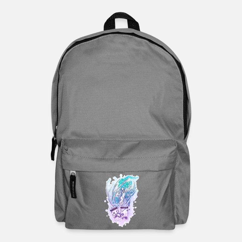 Wicca Wassermann Nixe Sternzeichen - Rucksack - Mittelgrau