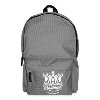 Junggesellinnenabschied 2025 Bier - Rucksack - Mittelgrau - Vorne