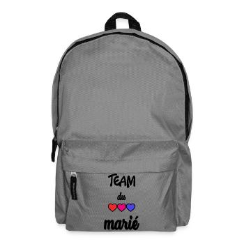 MARIE. FUTUR MARIE. EVJF. TEAM. TEAM MARIE - Sac à dos - gris éléphant - Devant
