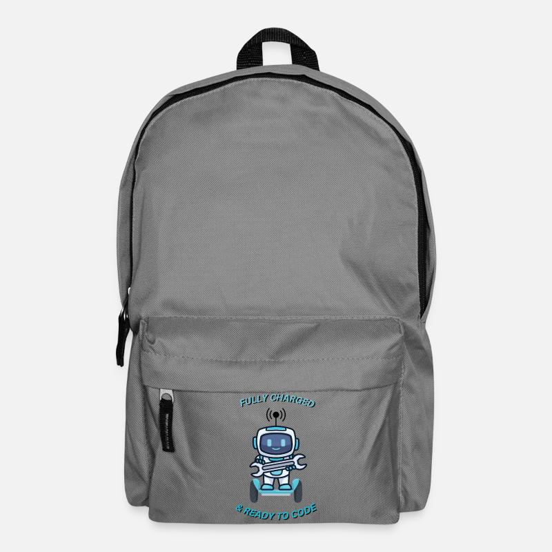 Robot avec clé - Sac à dos - gris éléphant