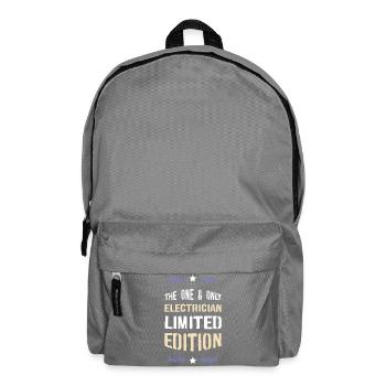 Electrician Limited Edition Lettering - Backpack - elephant grey - Front