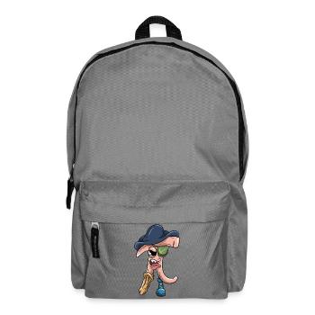 Pi – Math Pirate - Backpack - elephant grey - Front