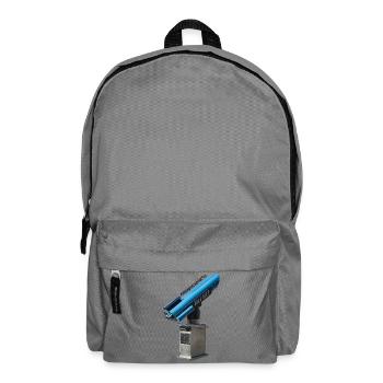 GODNEWS Alltagstourist*in »Fernrohr« - Rucksack - Mittelgrau - Vorne