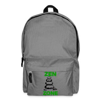 Zen Zone – votre lieu de paix et d’équilibre, yoga - Sac à dos - gris éléphant - Devant