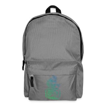 Klares Roadbike Motiv für jeden Tag - Rucksack - Mittelgrau - Vorne