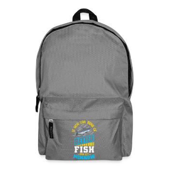 Pêcheur, pêcheur, dits, Petri Heil - Sac à dos - gris éléphant - Devant