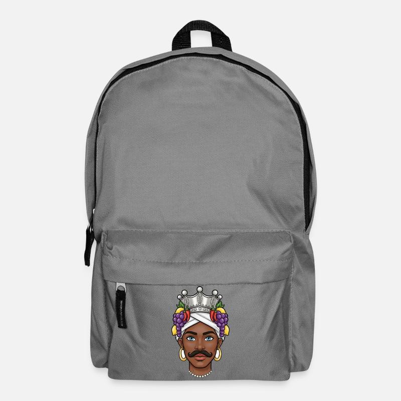 Sicily Dark Brown Man Sicily - Backpack - elephant grey